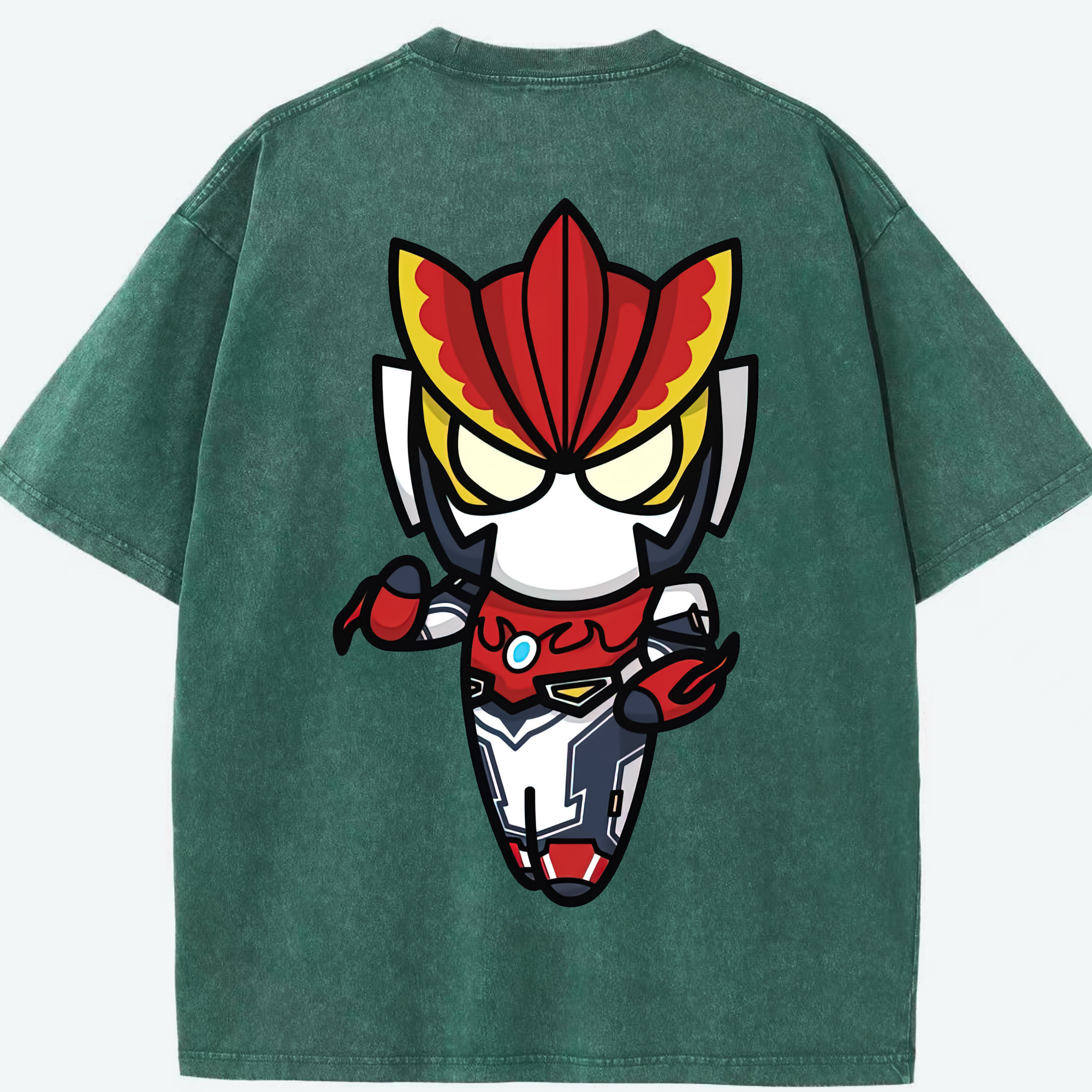 （画像用） ウルトラマン Ultraman 綿100% ヴィンテージ風 半袖Tシャツ（背面プリント）